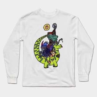 Big Green Robo Dino and more Long Sleeve T-Shirt